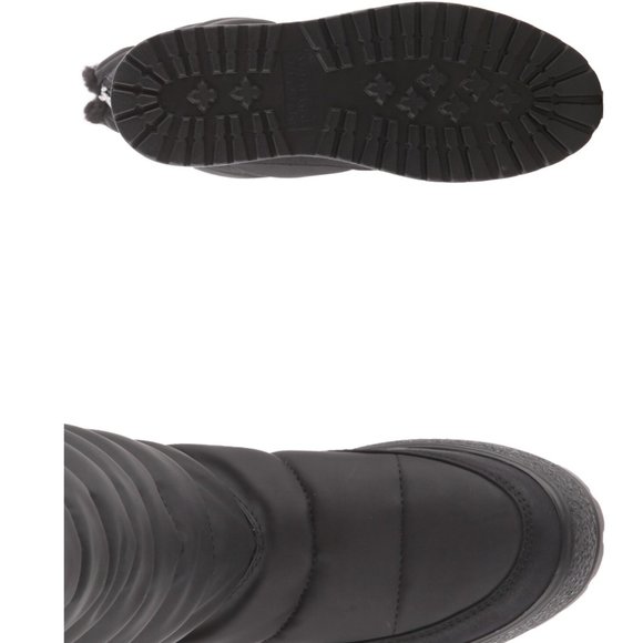 Adrienne Vittadini AV Polar Snow Boots Black 6M - Picture 4 of 7